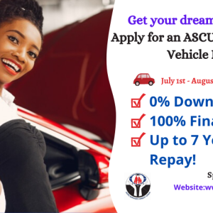 Copy of Get your dream car today with an ASCU Nothing Down Car Loan!
