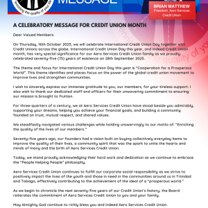 Ascu 2025 cu month president's message