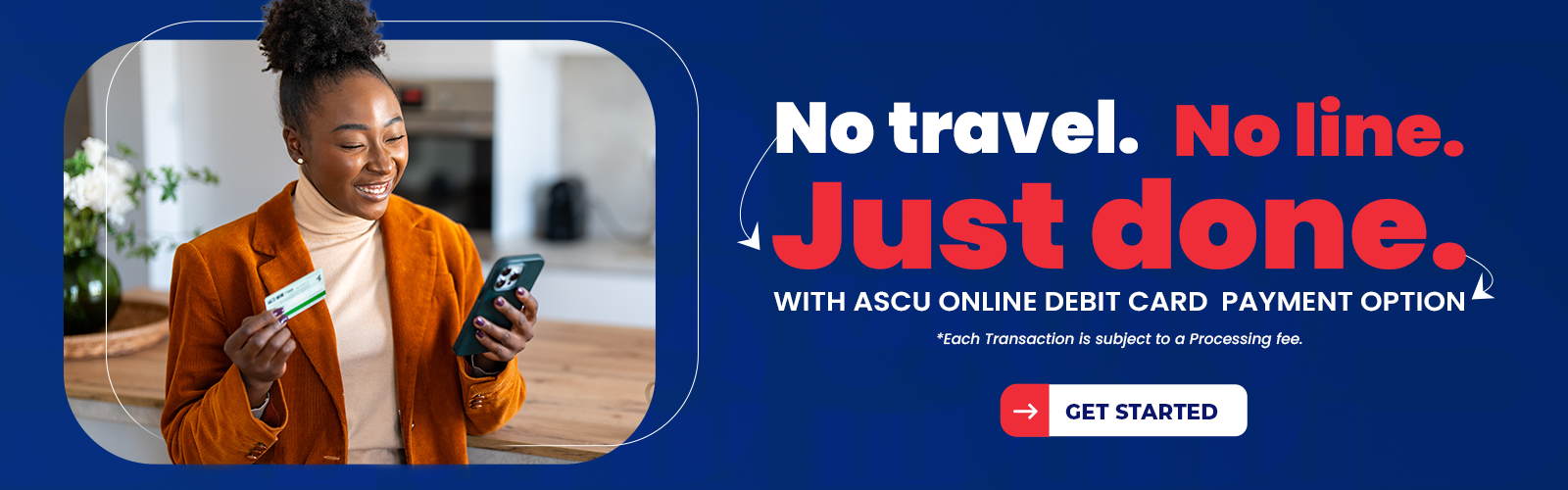ASCU Online Debit Card Payment Website
